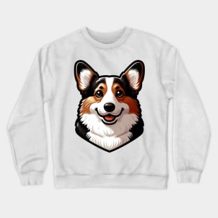 Tricolor Corgi Crewneck Sweatshirt